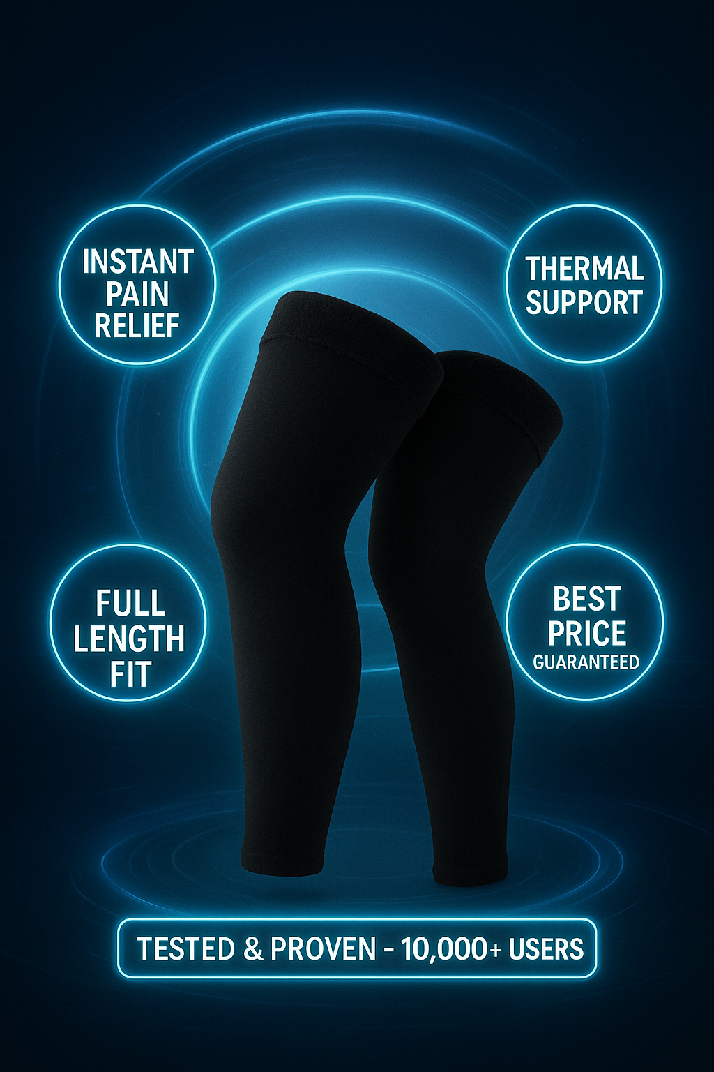 HeatGuard™ Knee Warmers – Stay Warm, Relieve Pain & Move Freely This Winter
