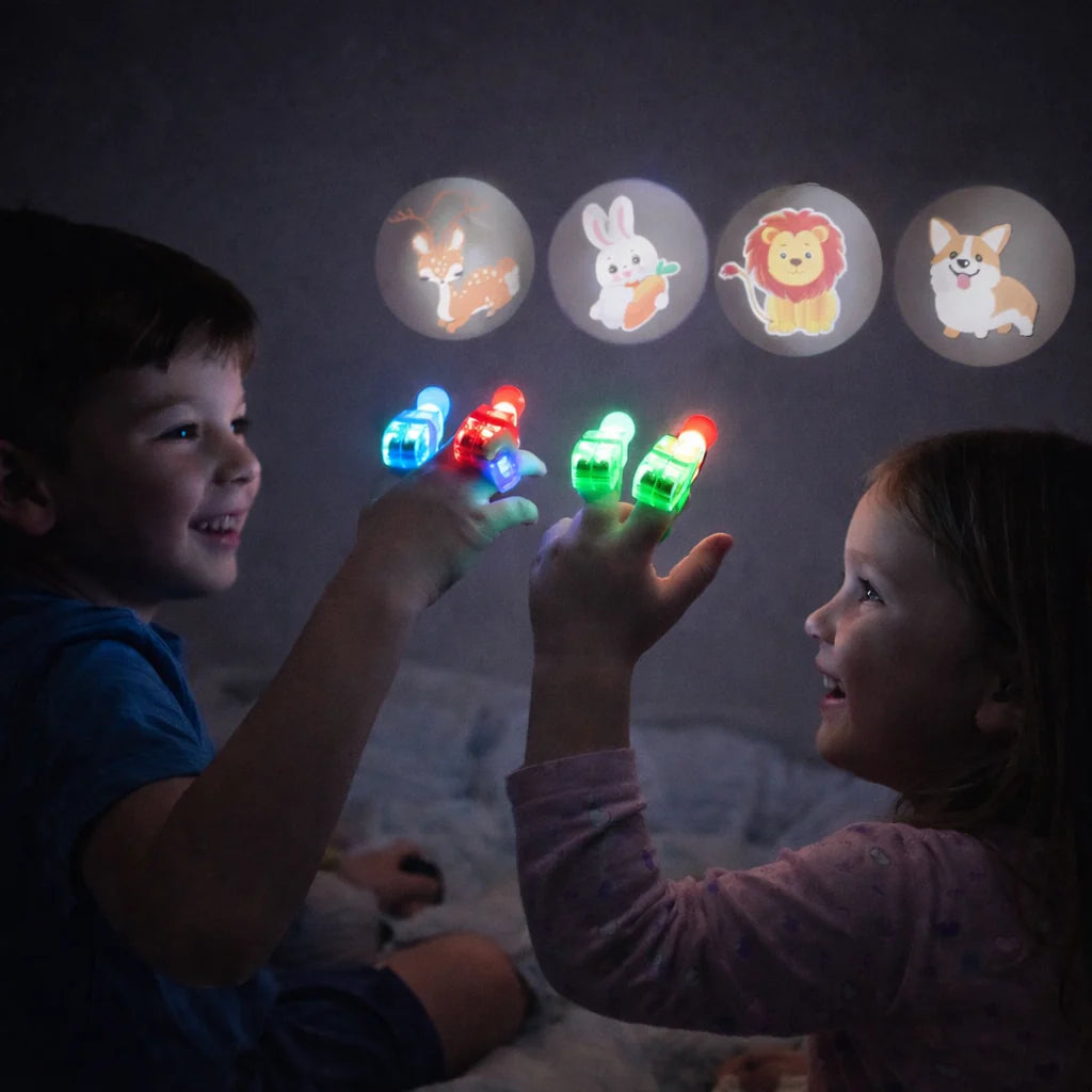 Kids Finger LED Projector Toy – Magical Light Show for Children🌈🧒