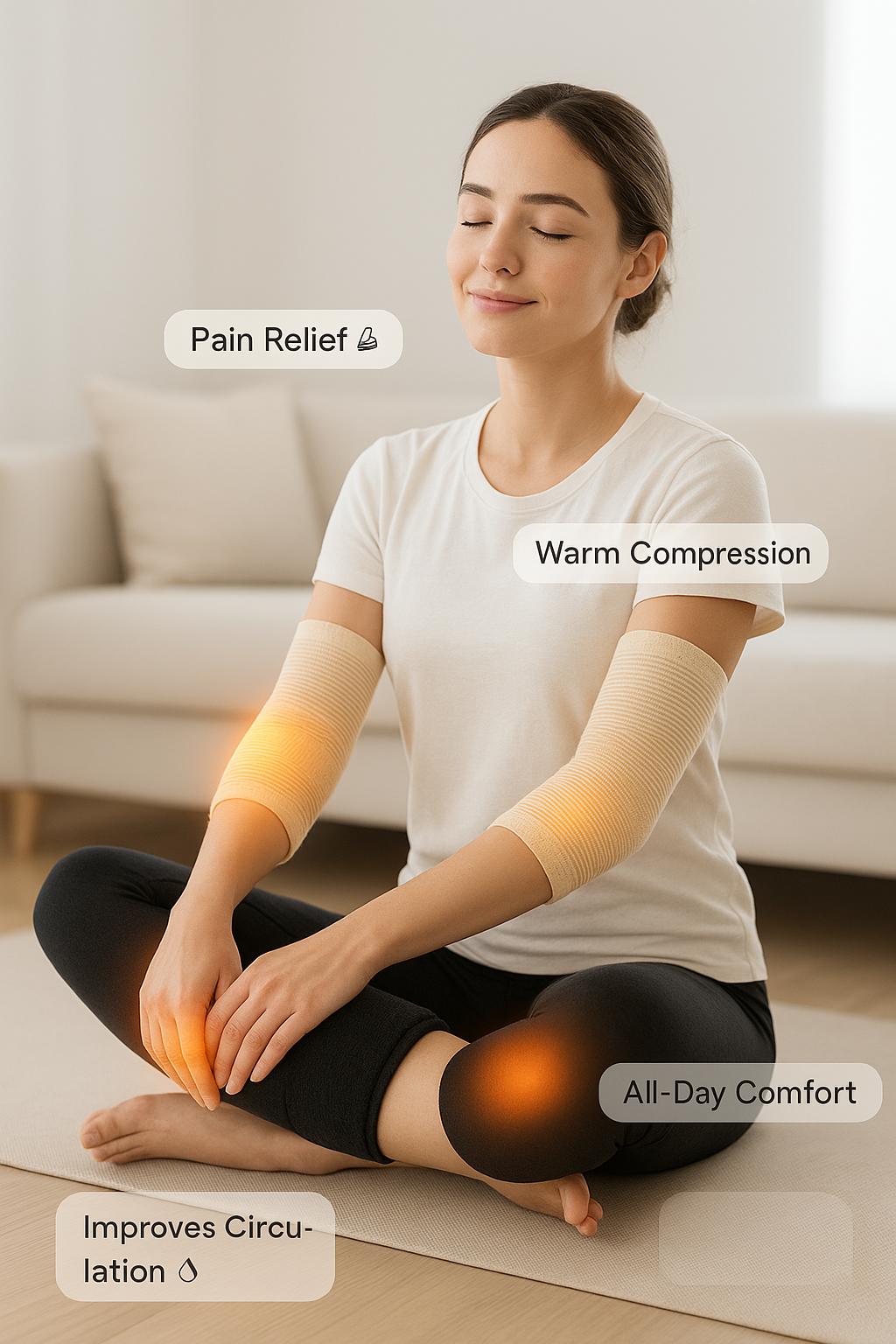 2x Knee Wamers + Free 2x Elbow Warmer Limited Time Offer Sale Live Now!