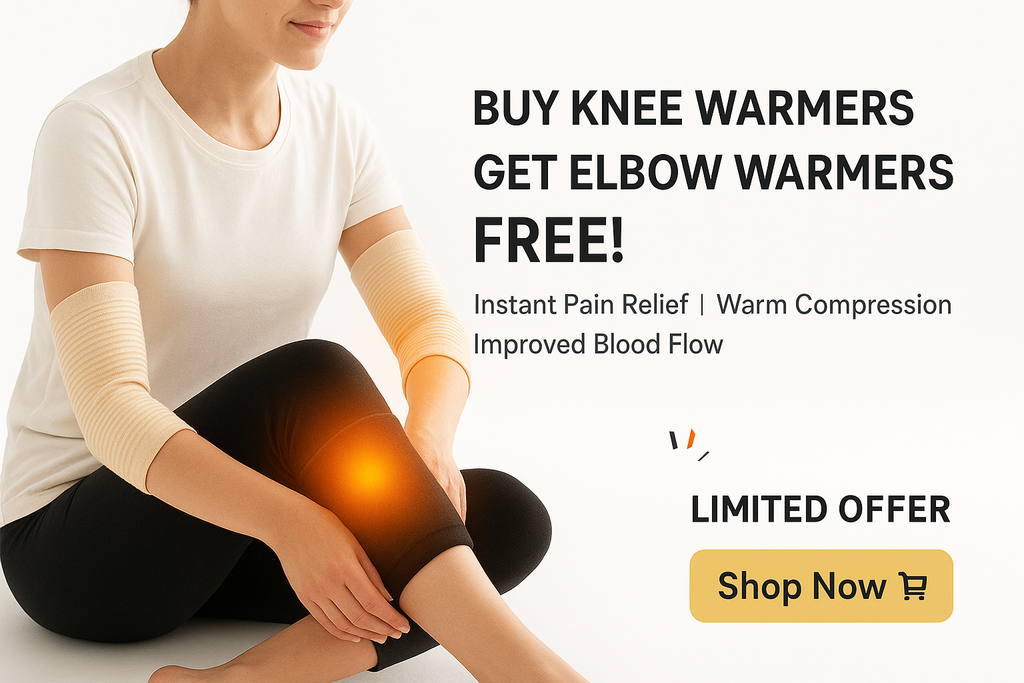 2x Knee Wamers + Free 2x Elbow Warmer Limited Time Offer Sale Live Now!